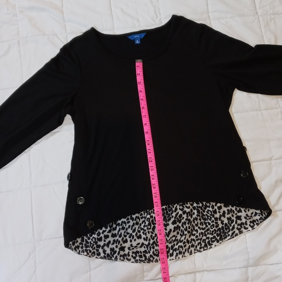 Apt. 9 - Black Knit Top - Picture 8 of 10